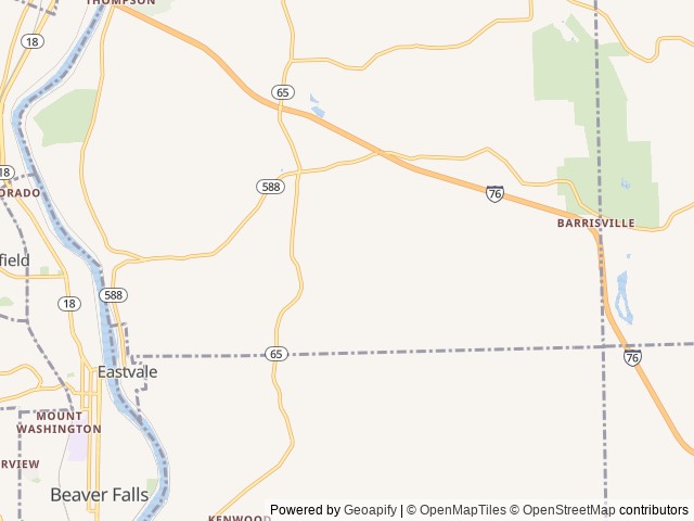 Map for ADVENTURE ON WHEELS!! near Beaver Falls, PA