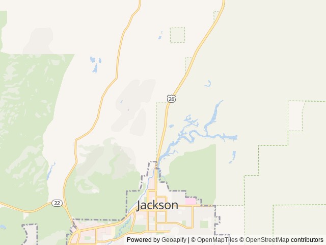 Map for 2015 Forest River  Sunseeker MB Chassiss "Tasha" near Jackson, WY