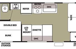 Chill II 2013 Forest River RV Cherokee 17BHC,