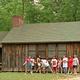 Children at historic Cabin Camp 3