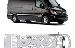 Drive and Arrive in STYLE in this Mercedes Sprinter - Sleeps 2