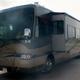 Close-angle photo of a brown motorhome on a paved lot with landscaping in background; on the homepage and depicts the company’s rental vehicles and outdoor display area (page: Motorhome Rentals and Service Center).