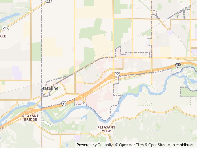 Map for Pet & Family Friendly 2018 Thor Four Winds near Post Falls, WA