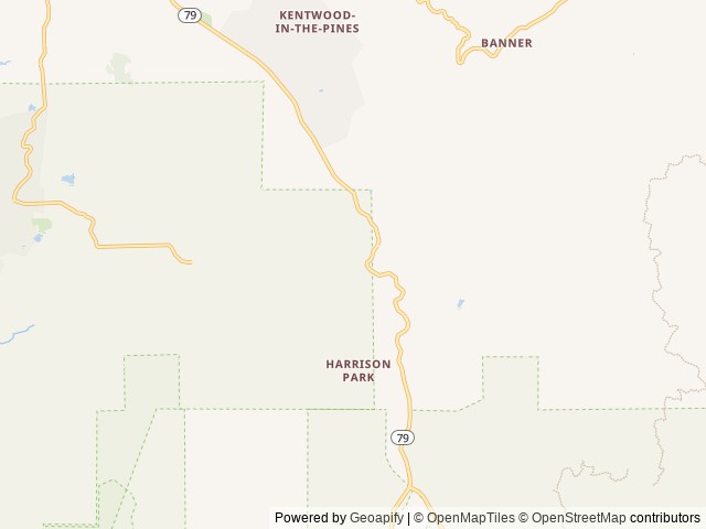 Map of Pinezanita Campground & RV Park location at Julian, CA, United States