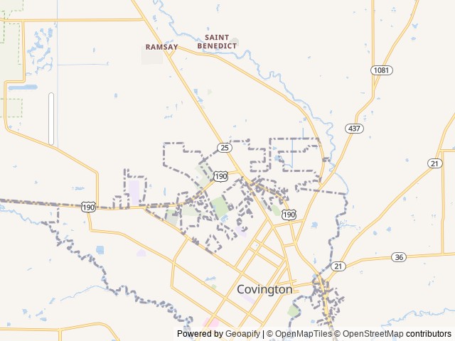 Map for 2020 Dutchmen RV Coleman Lantern Series 244BH near Covington, LA