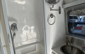 Airstream 22FB Bambi Private Hillside Campground