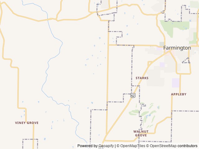 Map for 2011 Heartland North Trail 28BH near Farmington, MO