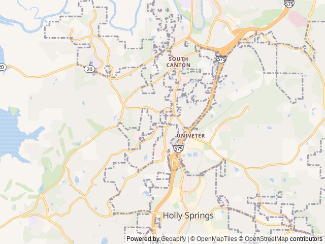 Map for 2019 Forest River 32 ft with opt. tow dolly near Canton, GA