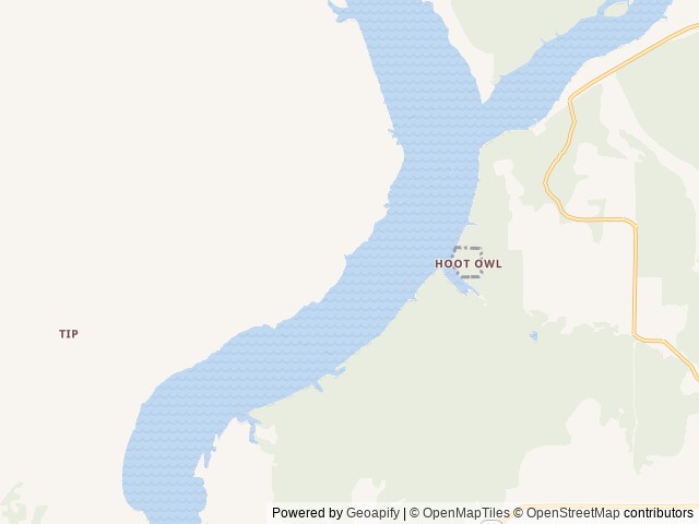 Map of Oklahoma Glamping Company location at Adair, OK, United States