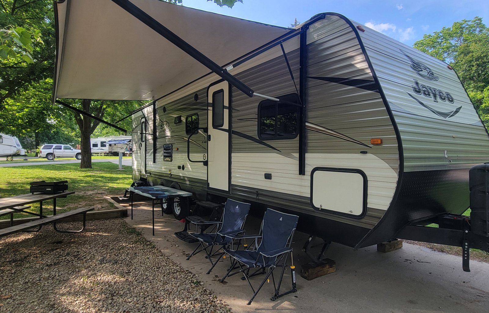 Jacob and Manda's home away from home.