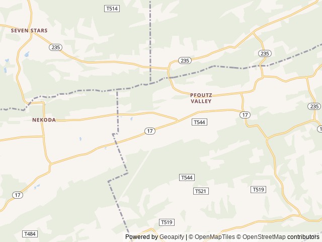 Map for 2013 Forest River RV Sunseeker 3170DS Ford near Millerstown, PA