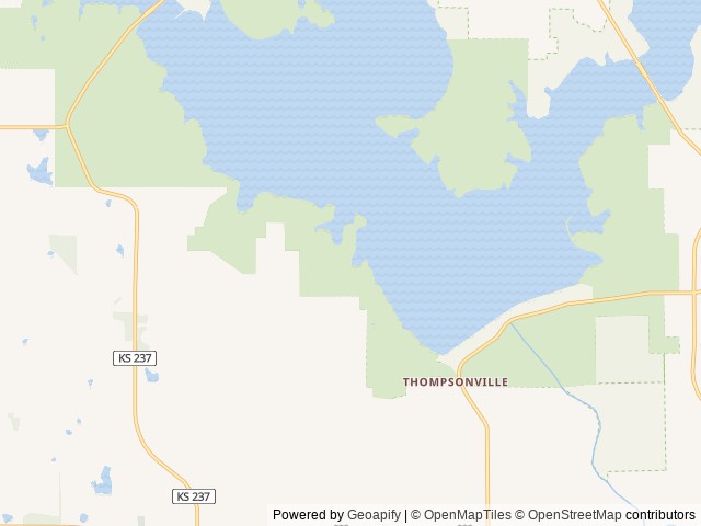 Map of Rock Creek (KS) location at Perry, KS, United States