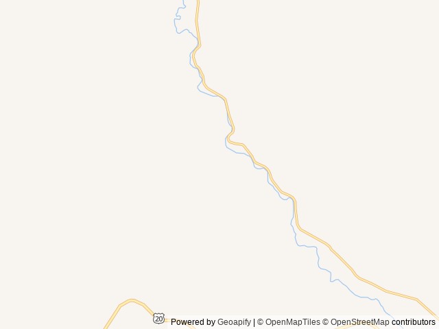 Map of Chukar Park Campground location at Juntura, OR, United States