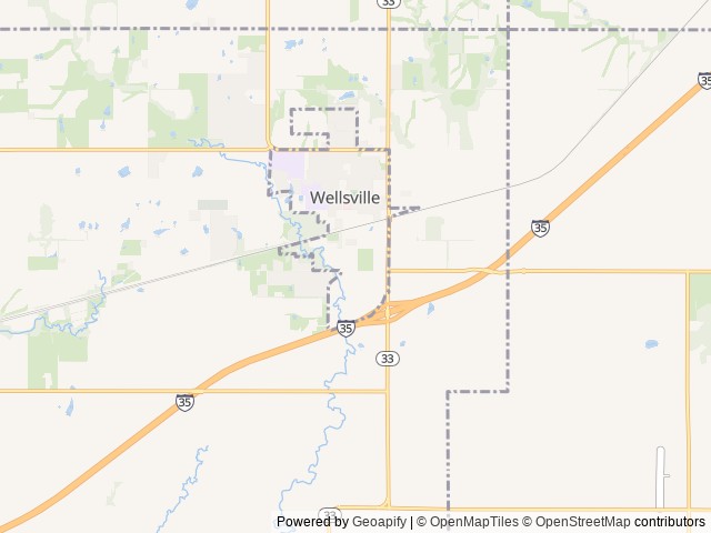 Map for 2022 Keystone RV Avalanche 378BH near Wellsville, MO