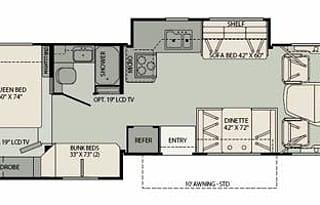 Adventure-Ready Bunkhouse RV – Sleeps 8