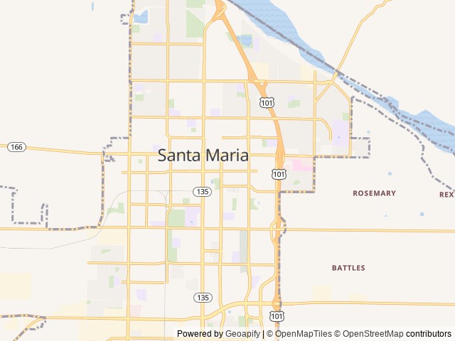 Map for 2020 Forest River RV Stealth FQ2413 near Santa Maria, CA