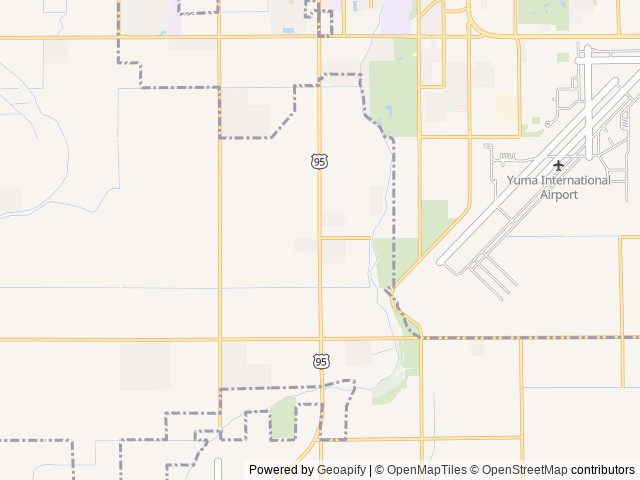 Map for 2017 Fleetwood RV Jamboree 30D near Yuma, AZ