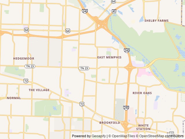 Map for 2021 Forest River Family Friendly Vacation Rental! near Memphis, TN