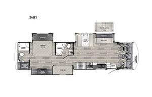 2022  Class A RV 38FT W/Bunk Beds / 2 Full Baths