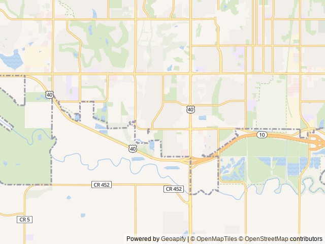 Map for Getaway Vehicle near Lawrence, MO