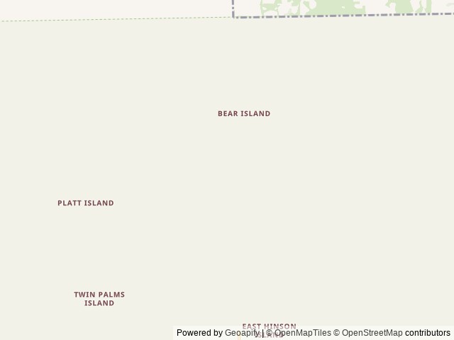 Map of Gator Head Campground location at Ochopee, FL, United States