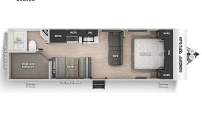 2022 Forest River RV Cherokee Grey Wolf 26DJSE
