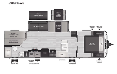 2025 Keystone RV Bullet Crossfire 290BHSWE