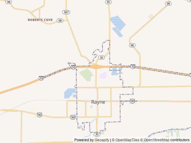 Map for 24' 2018 Keystone Bullet Crossfire 2070BH Sleeps-6 near Rayne, LA