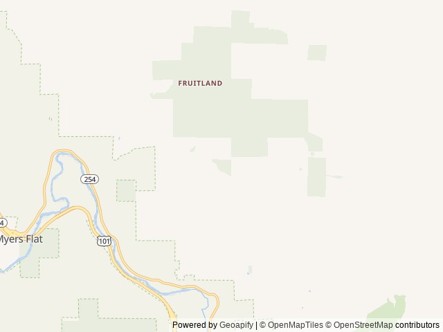 Map for 2021 Forest River RV Vibe 28QB near Myers Flat, CA