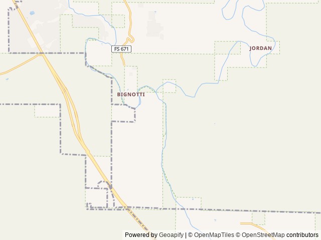 Map of Thousand Trails Verde Valley location at Cottonwood, AZ, United States