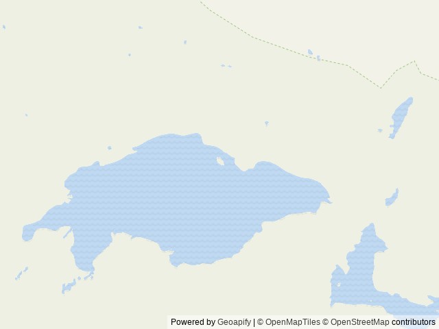 Map of Salmon Lake Cabin Thorne Bay location at Thorne Bay, AK, United States
