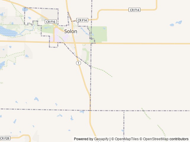 Map for The Fleetwood near Solon, IA