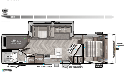 2022 Forest River RV Wildwood 26DBUD