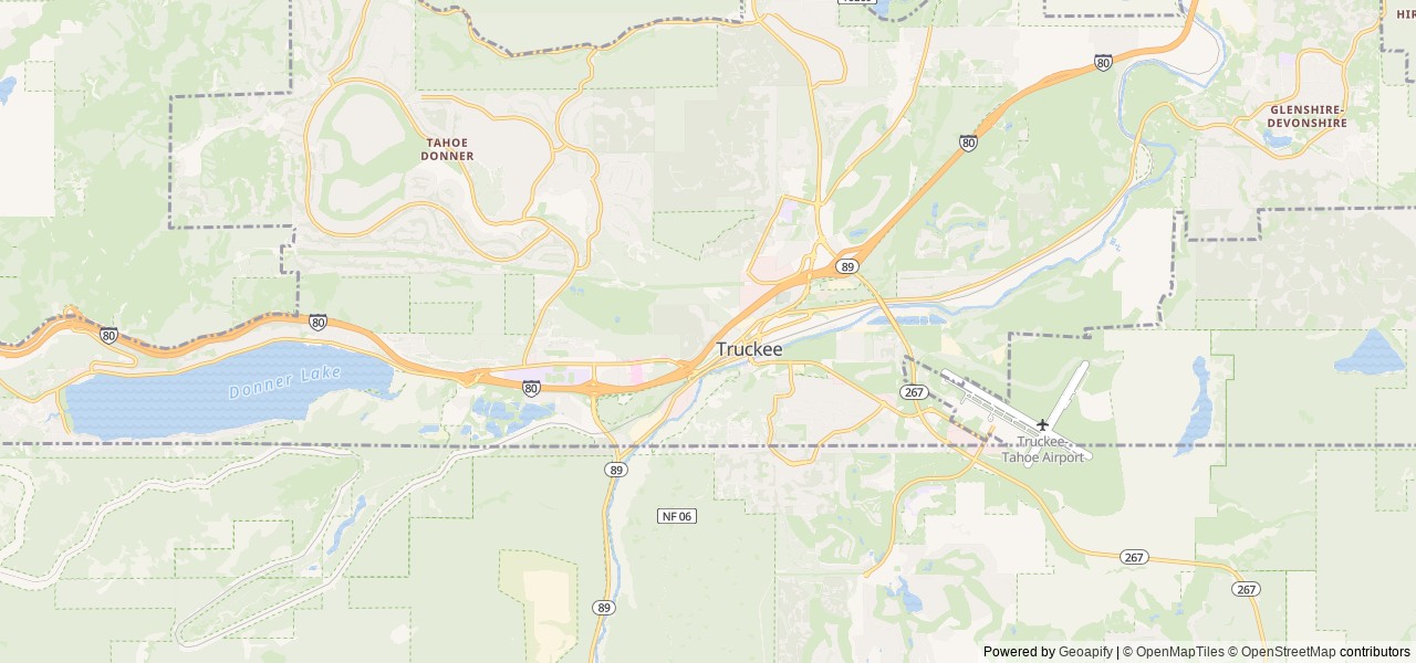 Map for 2018 Keystone RV Cougar 310RLS near Truckee, CA
