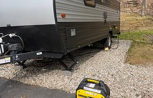 Travel light. Camp off‑grid. Fit for three.