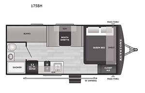 2024 Keystone RV Hideout 175BHI