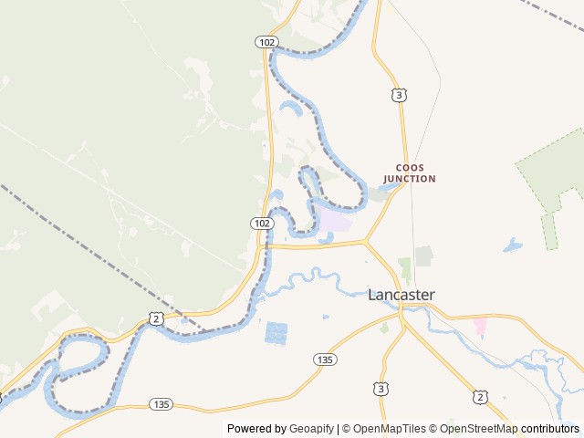 Map of Riverside Camping & RV Resort, LLC location at Jefferson, NH, United States