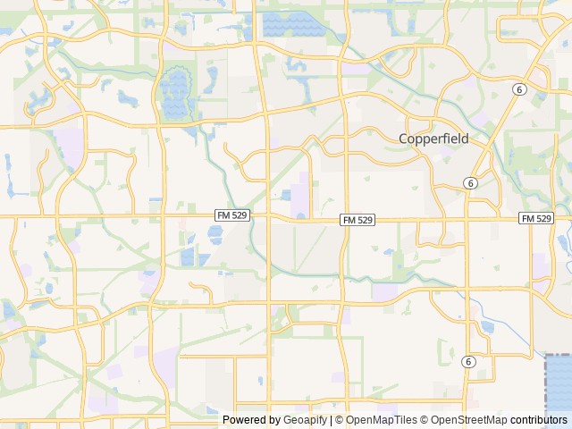 Map for 2000 Holiday Rambler Endeavor 38 PDQ near Cypress, TX