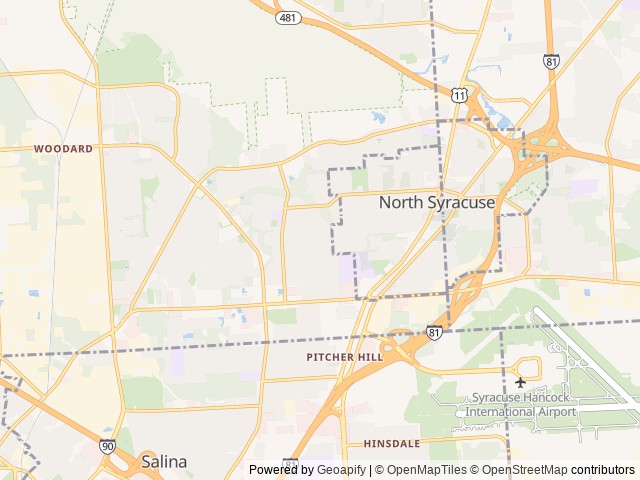 Map for 2021 Dutchmen RV Coleman Lantern LT Series 17B near Syracuse, NY