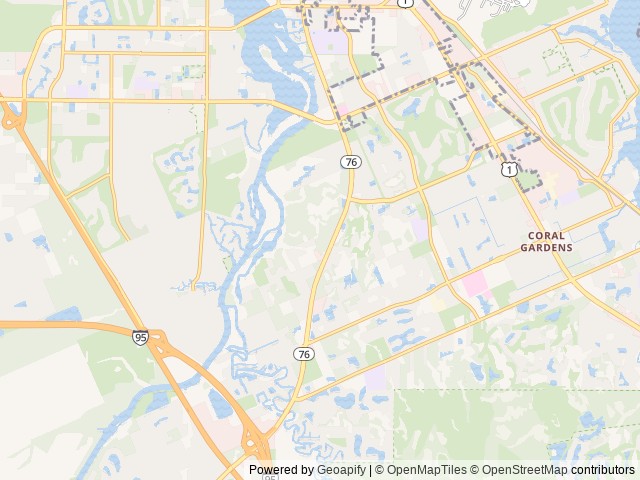 Map of Seabranch RV Resort location at Stuart, FL, United States