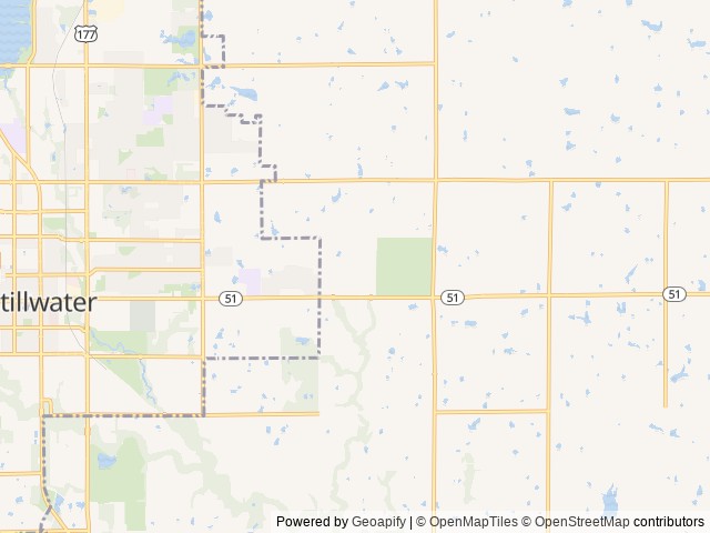 Map of Morning View RV Park location at Stillwater, OK, United States