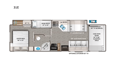 2022 Thor Motor Coach Four Winds 31E