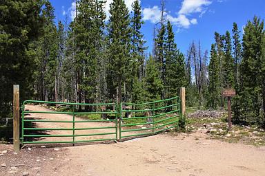 Spruce Mountain Fire Lookout Tower Entrance