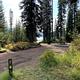 UPPER PAYETTE LAKE CAMPGROUND Campsite (4) with view of lake in the background. 