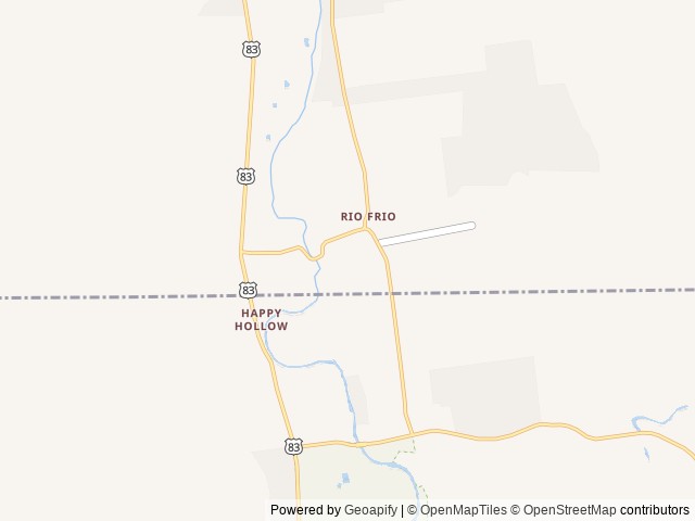 Map of Rio Frio RV Park & Campground location at Rio Frio, TX, United States