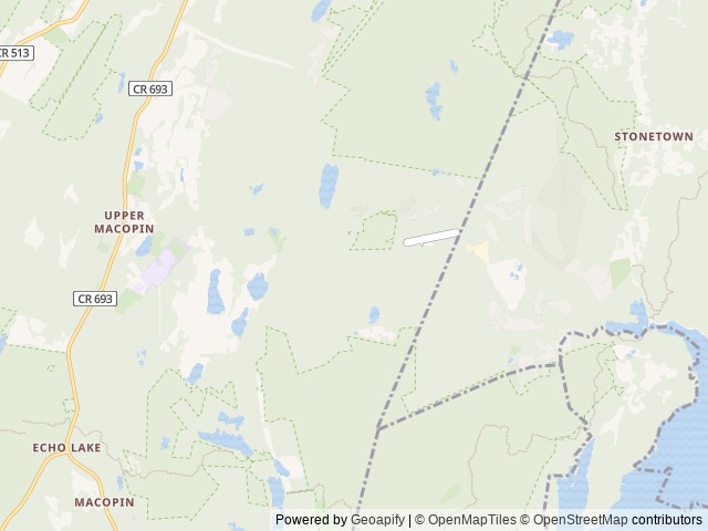 Map of Camp Wyanokie location at West Milford, NJ, United States
