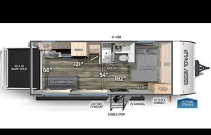 2023 Forest River RV Cherokee Grey Wolf 18RR