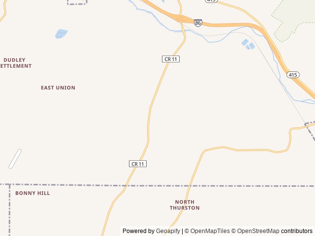Map of Yogi Bear's Jellystone Park™ Camp-Resort: Finger Lakes location at Bath, NY, United States