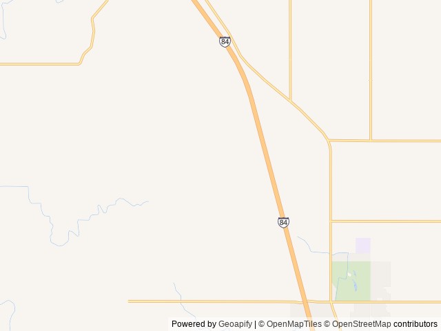 Map for Brocks bunk house near Caldwell, ID