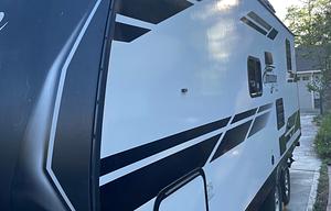 Family Set-up Camper, Ready to Roll Out!
